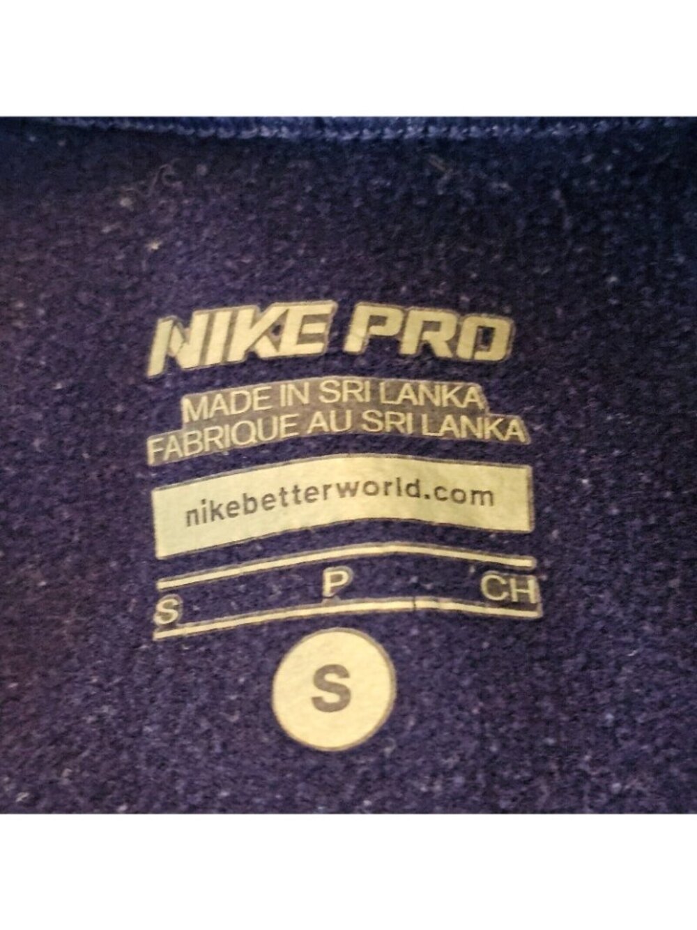 Nike Pro Sweatshirt Womens S Blue 1/2 Zip DriFit Pullover Activewear Athleisure - Picture 5 of 13